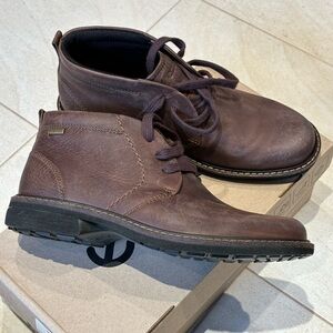 Ecco Turn Waterproof Goretex Nubuck Leather Brown Boot